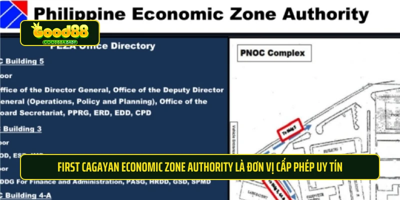 First Cagayan Economic Zone Authority là đơn vị cấp phép uy tín