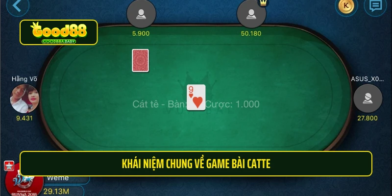 Khái niệm chung về game bài Catte