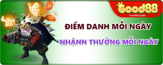 Good88 điểm danh cũng nhận tiền thưởng