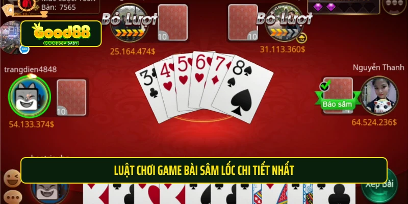 Luật chơi game bài sâm lốc chi tiết nhất